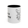 The Accent Mug — Two-Tone, 11/15oz — Black