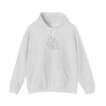 The Line-Art Hoodie — Your Pet, One Line — Ash