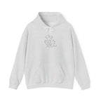 The Line-Art Hoodie — Your Pet, One Line — Ash
