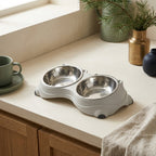 The Steady Double Bowl — Aspen Paws