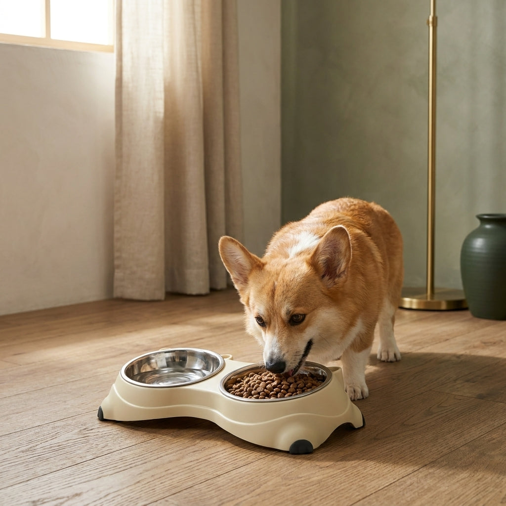 The Steady Double Bowl — Aspen Paws