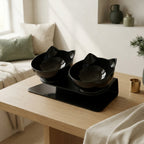 The Neck-Kind Double Bowl — Aspen Paws
