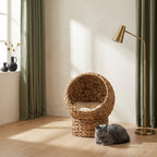 The Rattan Nook Cat Bed — Aspen Paws