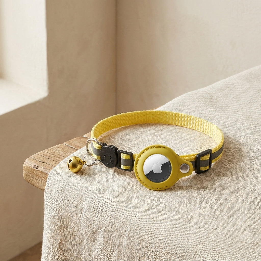 The Nightwatch AirTag Collar — Aspen Paws