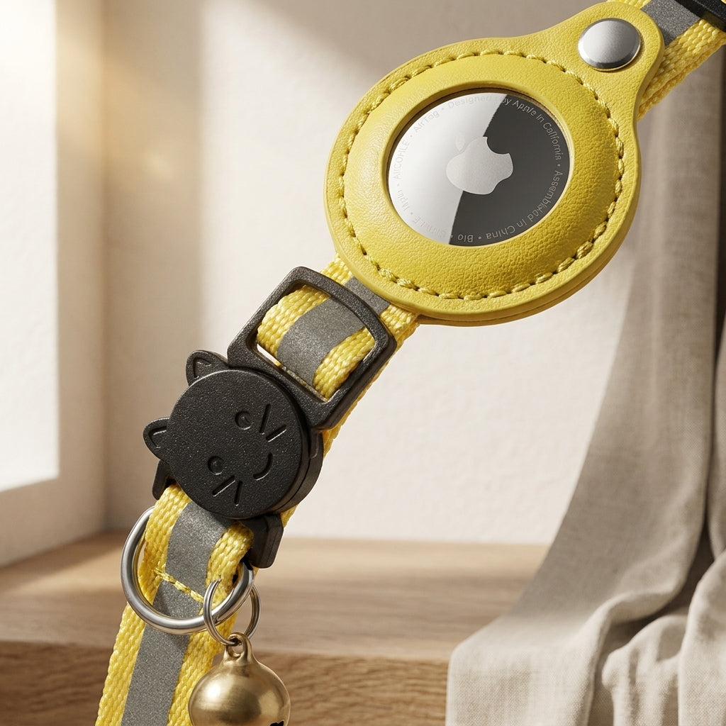 The Nightwatch AirTag Collar — Aspen Paws