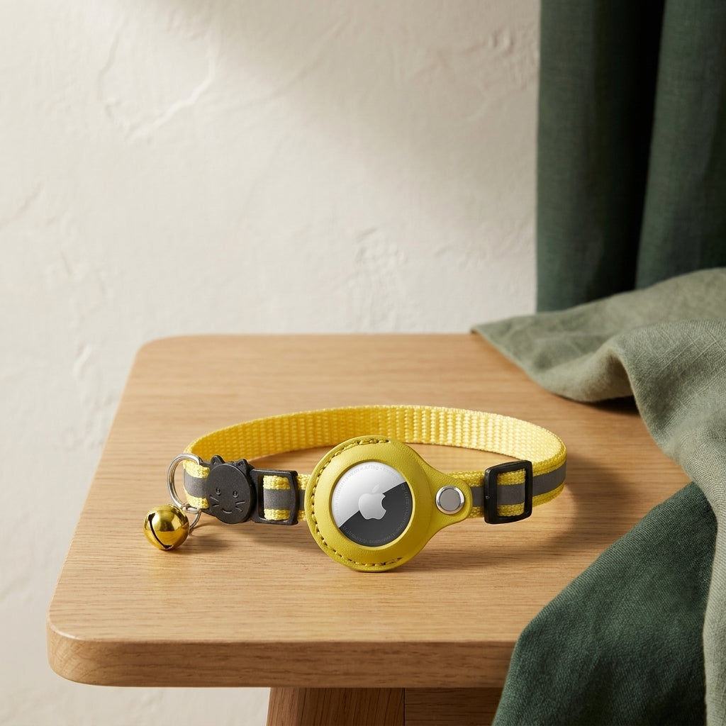 The Nightwatch AirTag Collar — Aspen Paws