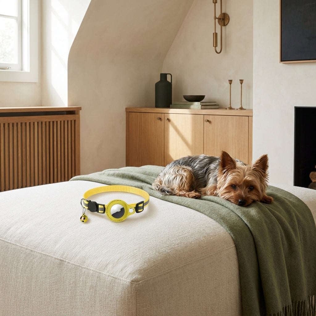 The Nightwatch AirTag Collar — Aspen Paws