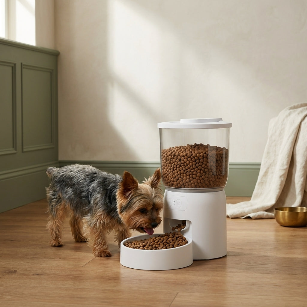 The Right-on-Time Auto Feeder — Aspen Paws