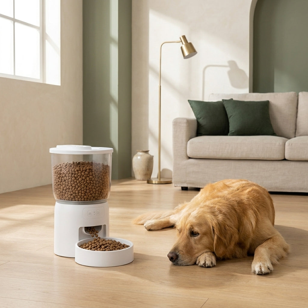 The Right-on-Time Auto Feeder — Aspen Paws