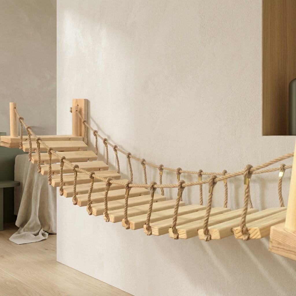 The Japandi Pine Wall Perch — Aspen Paws