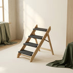 The Four-Step Timber Stairs — Aspen Paws
