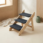 The Three-Step Timber Stairs — Aspen Paws